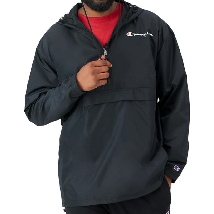 Champion Men's Packable Water-Resistant Hooded Jacket: $17