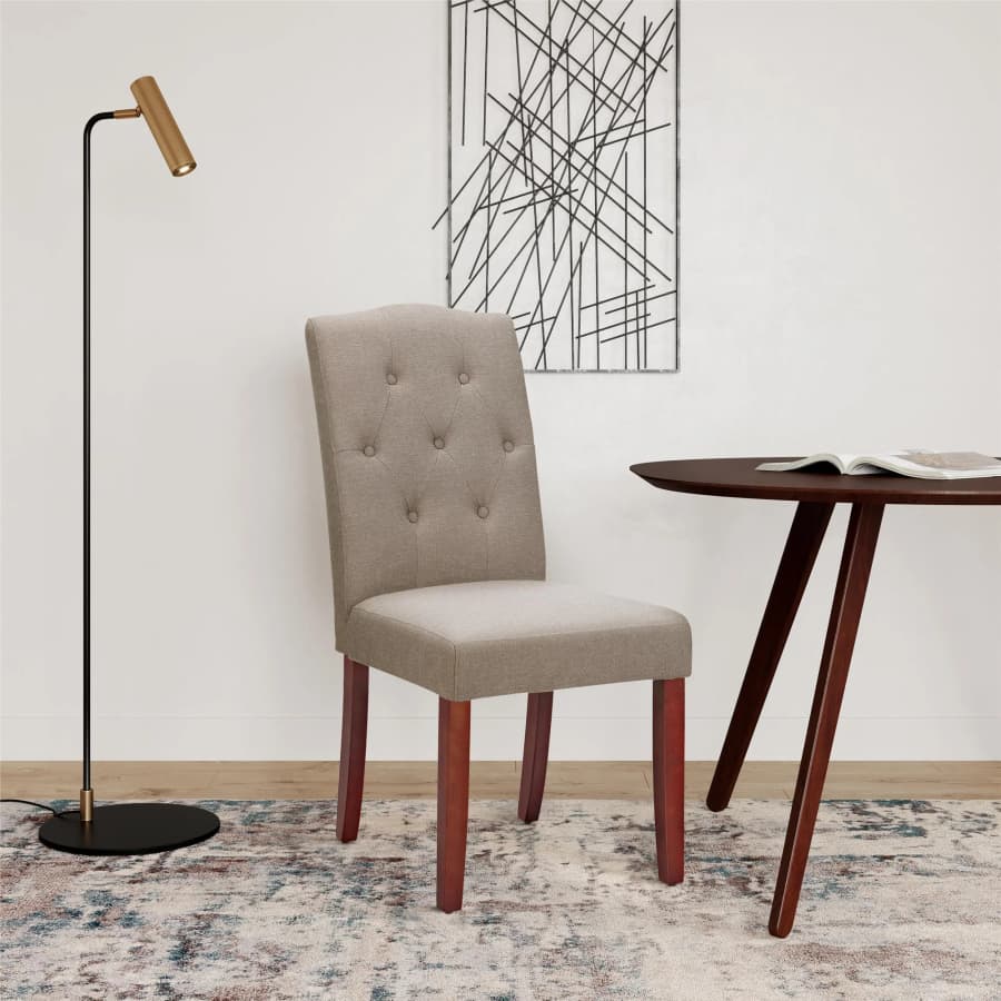 Better Homes & Gardens Parsons Upholstered Tufted Dining Chair: $43