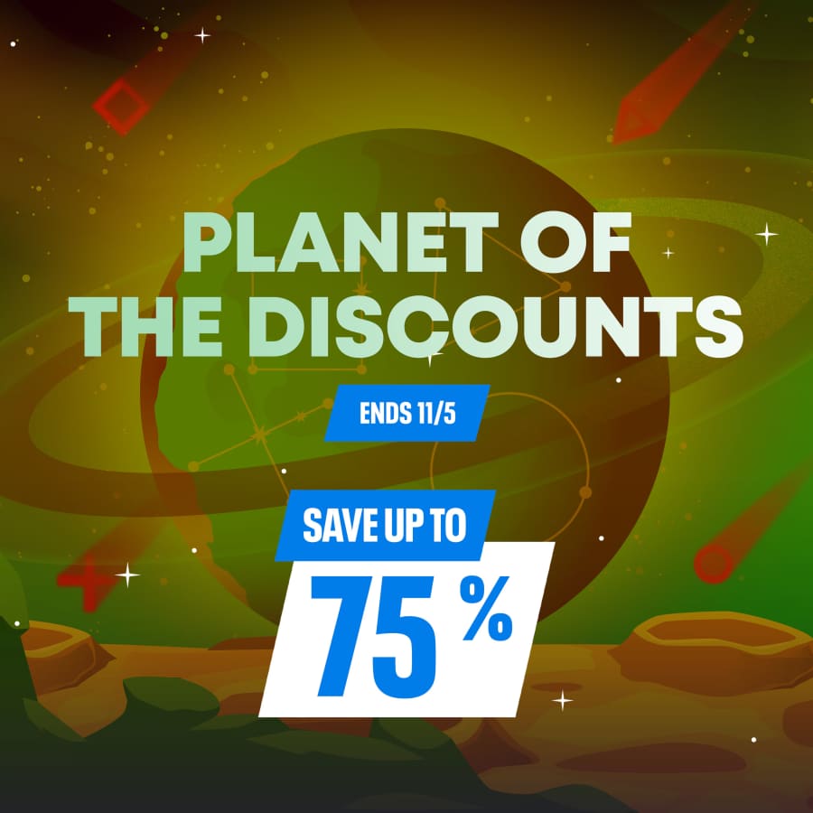 PlayStation Store Planet of the Discounts Sale: Up to 90% off