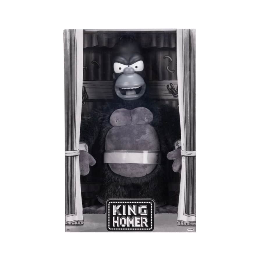 The Simpsons 16" King Homer Plush: $10