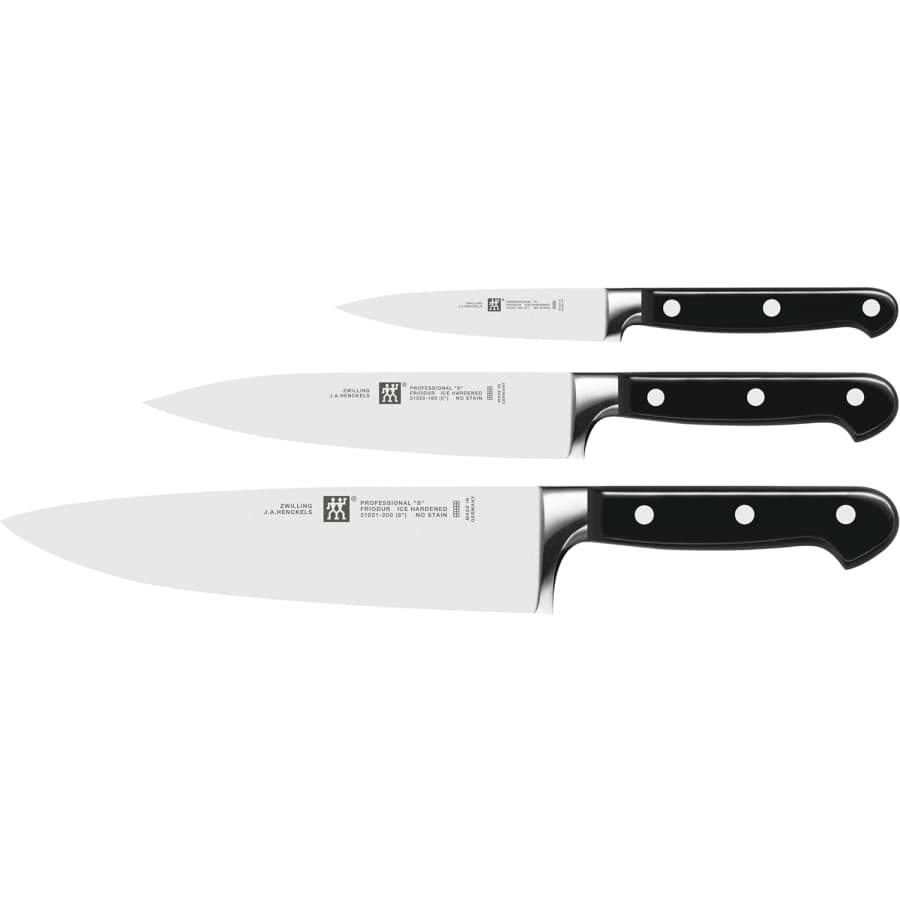 Zwilling J.A Henckels Professional S 3-Piece Knives Set: $89 Zwilling J.A Henckels Professional S 3-Piece Knives Set: $89