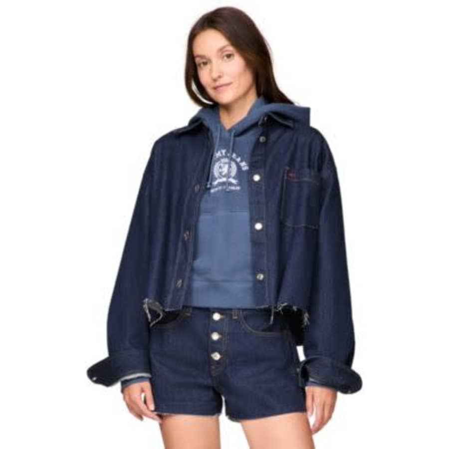 Tommy Jeans Women's 100% Cotton Cropped Shirt Jacket: $23.16 Tommy Jeans Women's 100% Cotton Cropped Shirt Jacket: $23.16