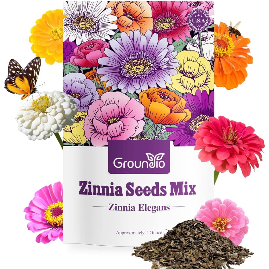 3,000+ Zinnia Seeds Mix: $5.12 via Sub. & Save