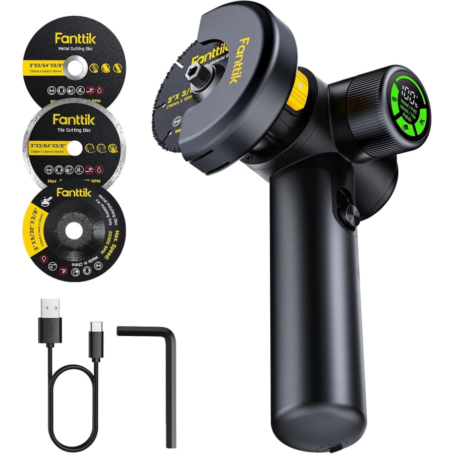 Fanttik 3" M10 ACE Cordless Angle Grinder: $63