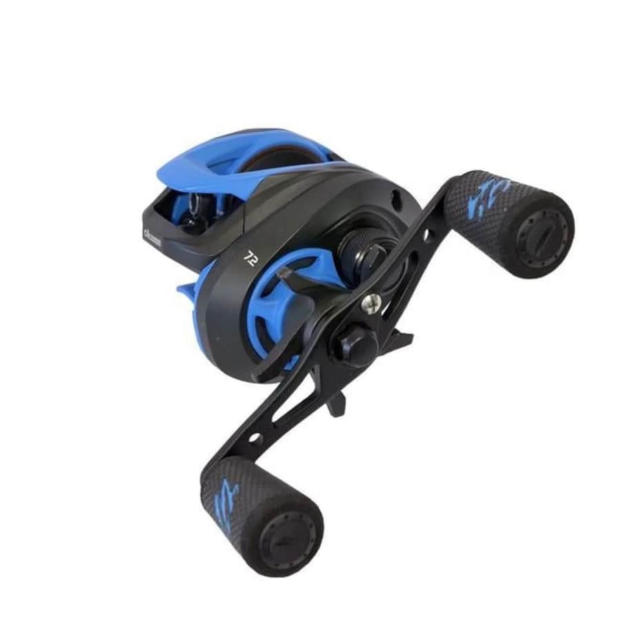 Okuma Serrano Left-Handed Low-Profile Bait-Cast Reel: $34