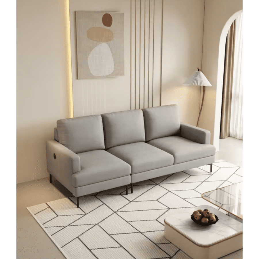 Harper & Bright Designs 77" Leather Sofa w/ USB: $412.40 Harper & Bright Designs 77" Leather Sofa w/ USB: $412.40