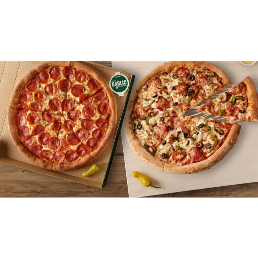 Papa John's Large Pizzas: Buy 1, get 1 free Papa John's Large Pizzas: Buy 1, get 1 free
