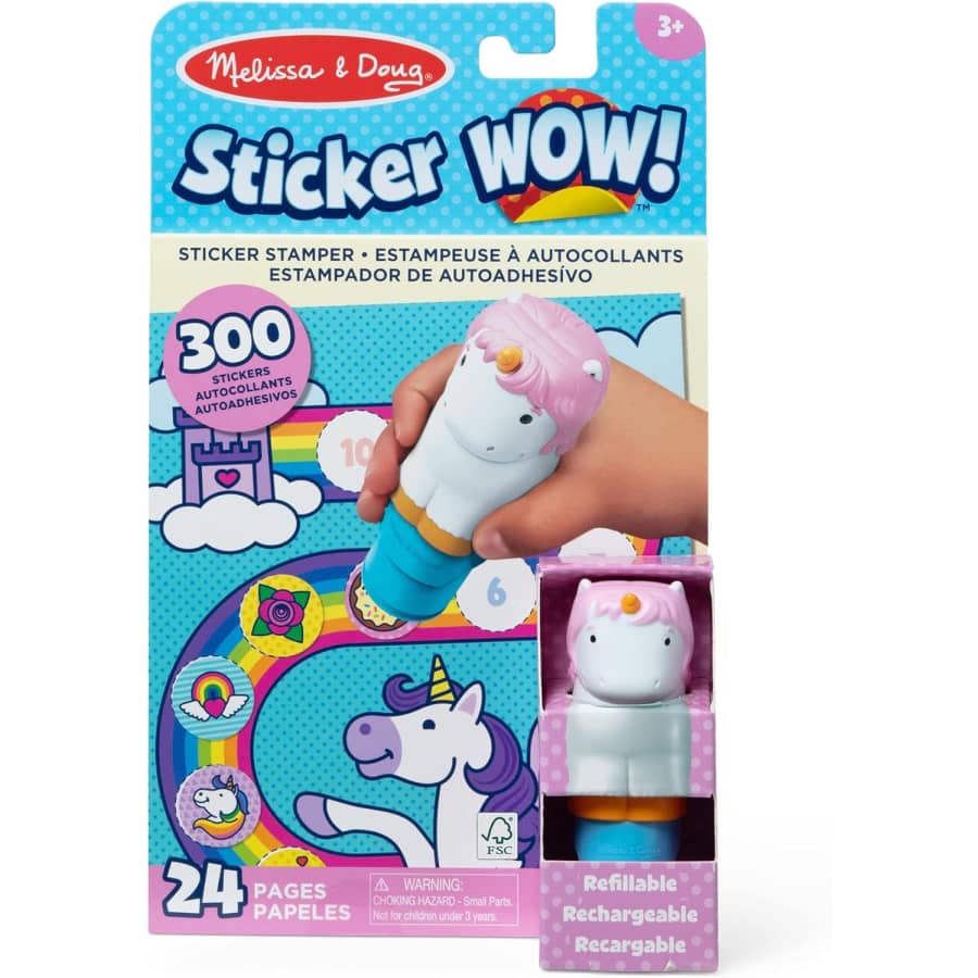 Melissa & Doug Sticker WOW! 24-Page Activity Pad and Sticker Stamper: $8.39