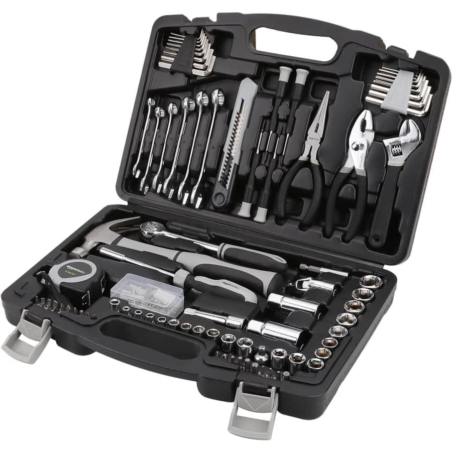 AmazonBasics 131-Piece Household Tool Set: $35.88 AmazonBasics 131-Piece Household Tool Set: $35.88