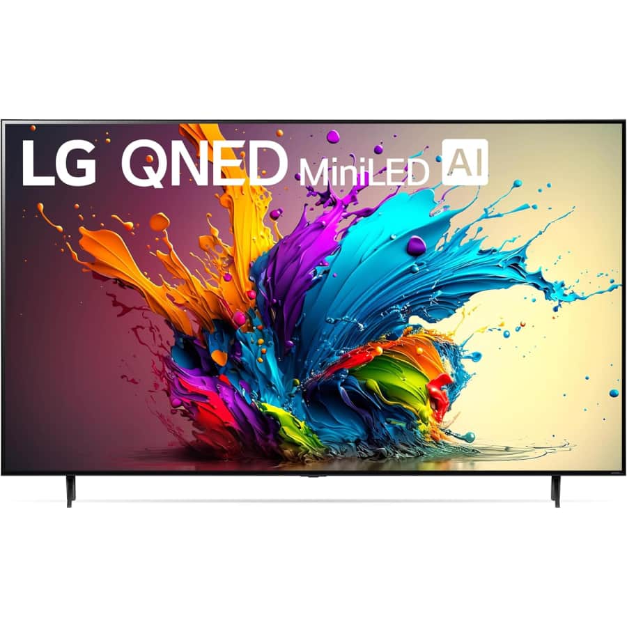 LG QNED90T Series 75" 4K Mini LED AI Smart TV: $845 LG QNED90T Series 75" 4K Mini LED AI Smart TV: $845
