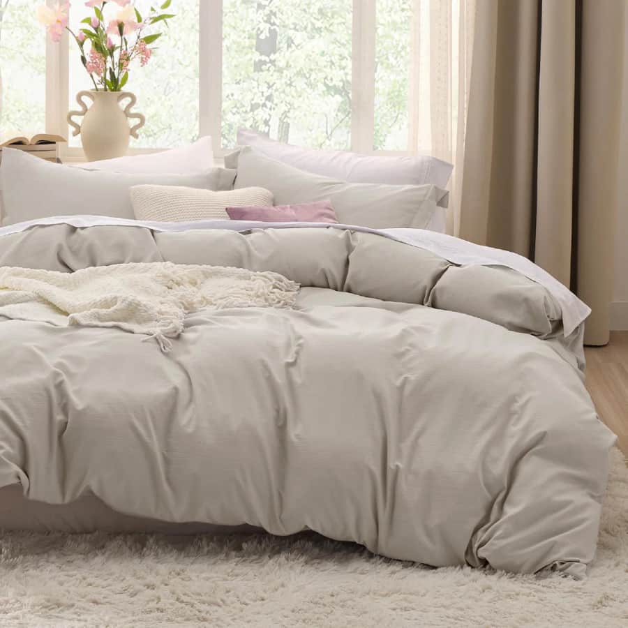 Bedsure Super Soft Prewashed Queen Duvet Cover: $20 Bedsure Super Soft Prewashed Queen Duvet Cover: $20