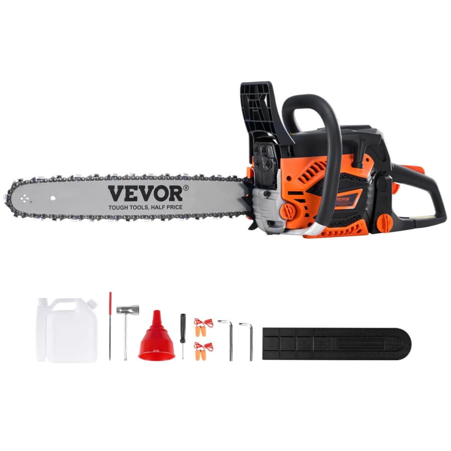 Vevor 18" 52cc 2-Cycle Gas Chainsaw: $76 Vevor 18" 52cc 2-Cycle Gas Chainsaw: $76