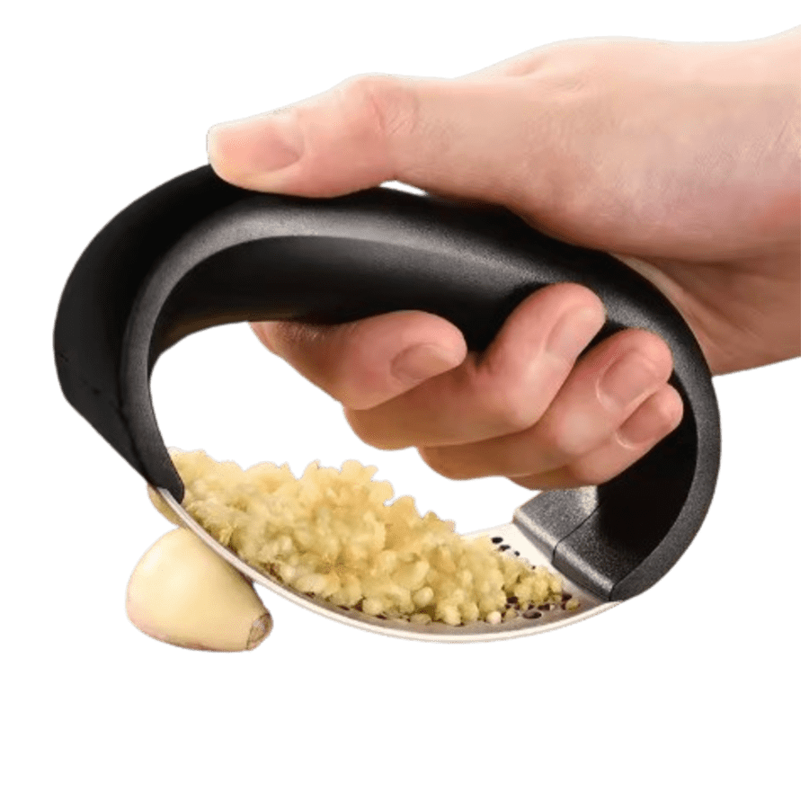 Stainless Steel Garlic Press: 80 cents