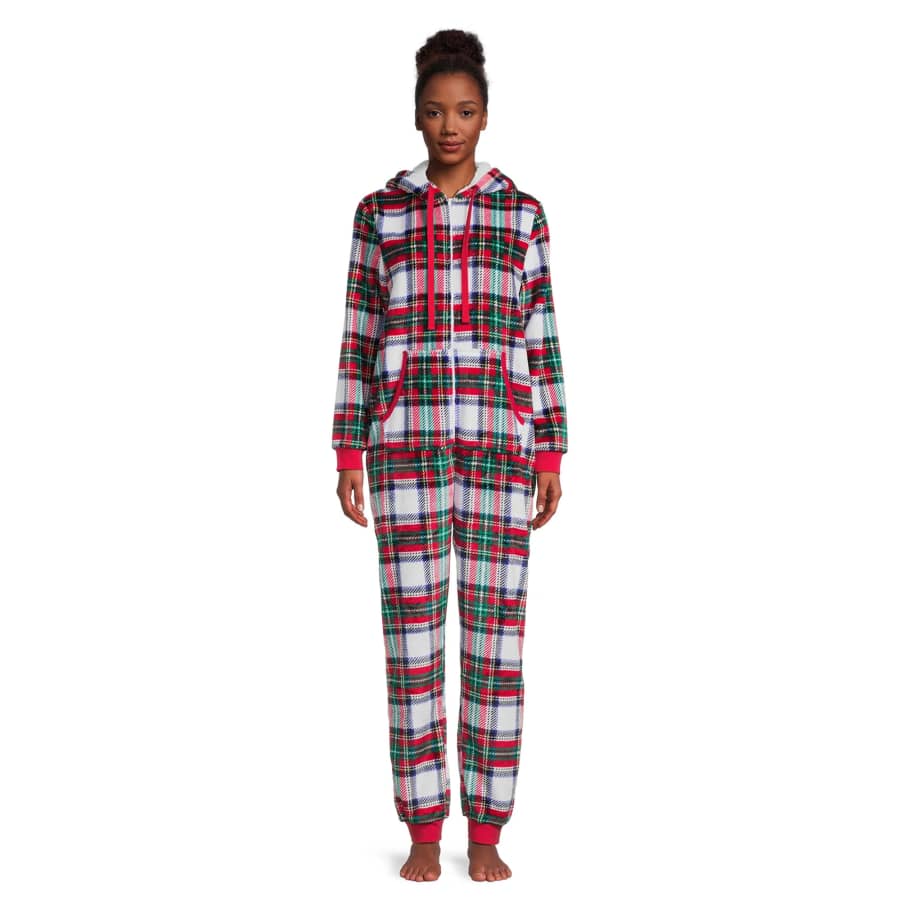 Holiday Time Women's Plaid Union Suit: $9.66