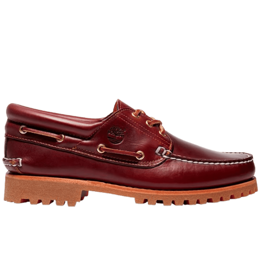 Timberland Men's Authentic 3-Eye Lug Handsewn Boat Shoes: $170