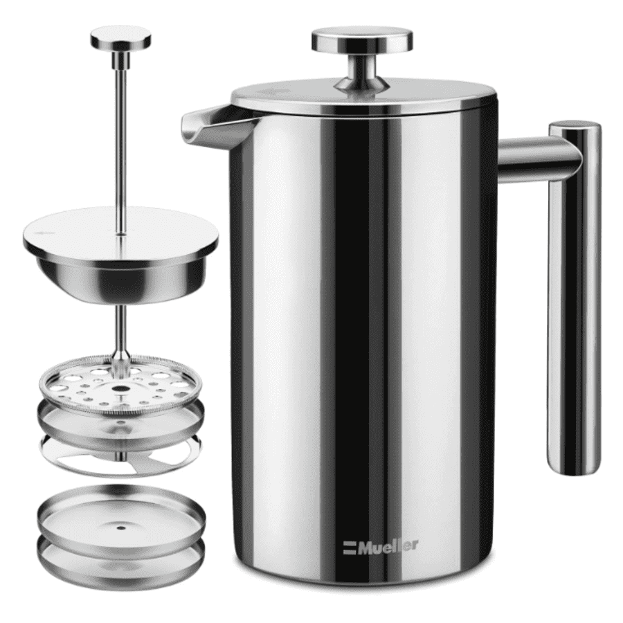 MuellerLiving 20-oz. French Press Coffee Maker: $28