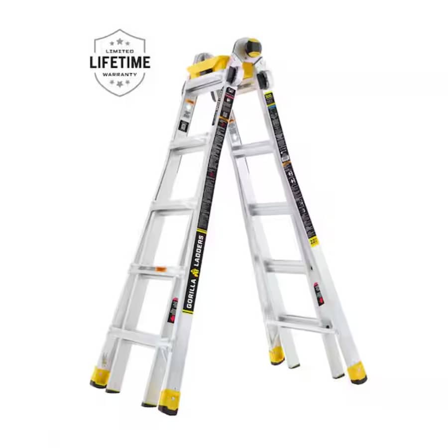 Gorilla Ladders 22-Foot Reach Multi-Position Ladder: $149 Gorilla Ladders 22-Foot Reach Multi-Position Ladder: $149