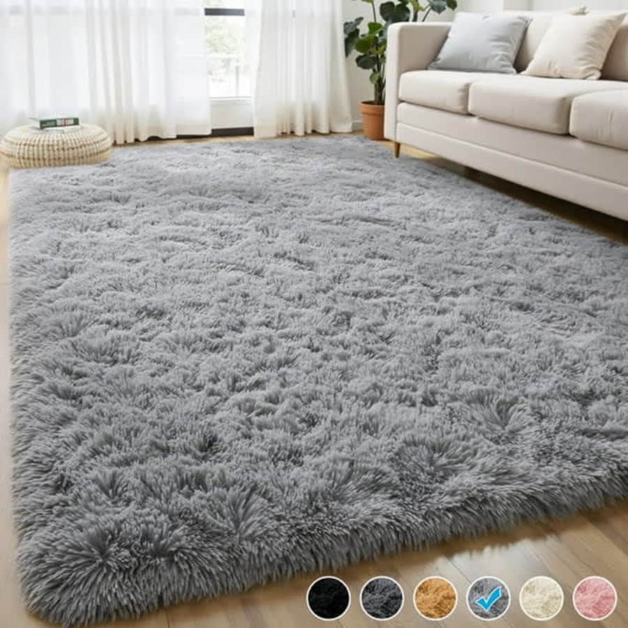Nefoso 8x10-Foot Shag Area Rug: $49.99 Nefoso 8x10-Foot Shag Area Rug: $49.99