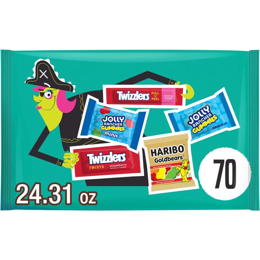 Haribo, Jolly Rancher, and Twizzlers 70-Count Halloween Candy Bag: $6.90