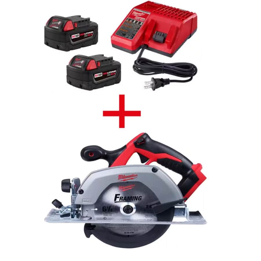Milwaukee M18 18-Volt 5.0Ah Two Batteries & Charger Kit: $199 w/ FREE tool worth up to $199 Milwaukee M18 18-Volt 5.0Ah Two Batteries & Charger Kit: $199 w/ FREE tool worth up to $199