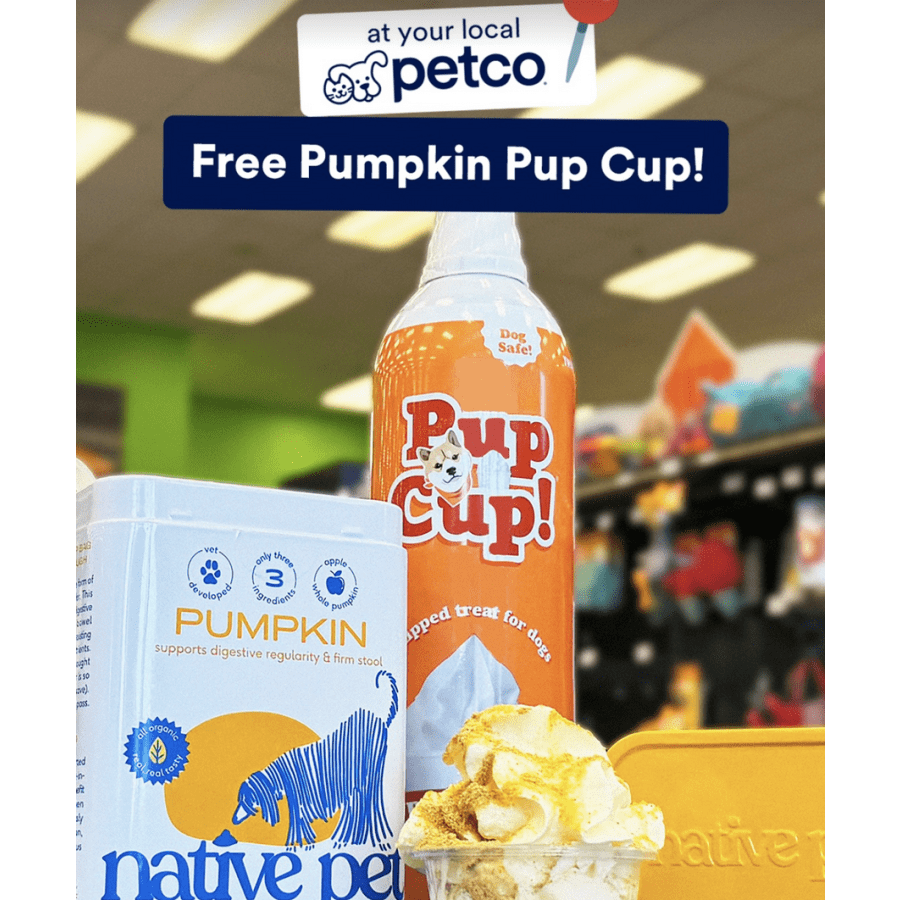 Petco Pumpkin Pup Cup: Free today for National Dog Day