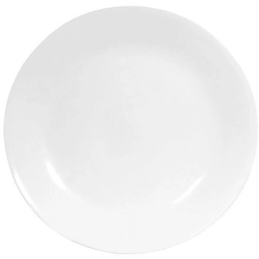 Corelle Winter Frost White 10.25" Round Dinner Plate: $4