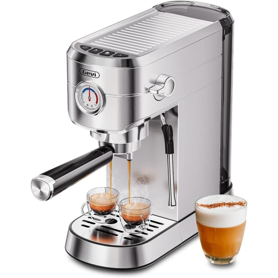 Gevi Compact Espresso Machine: $120