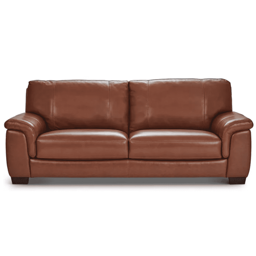 Macy's 89" Cobbie Top-Grain Leather Sofa: $799 Macy's 89" Cobbie Top-Grain Leather Sofa: $799