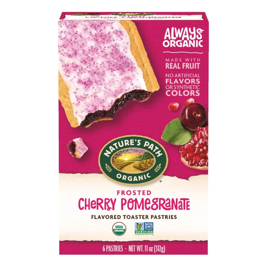 Nature's Path Organic Frosted Cherry Pomegranate Toaster Pastries: $3.11
