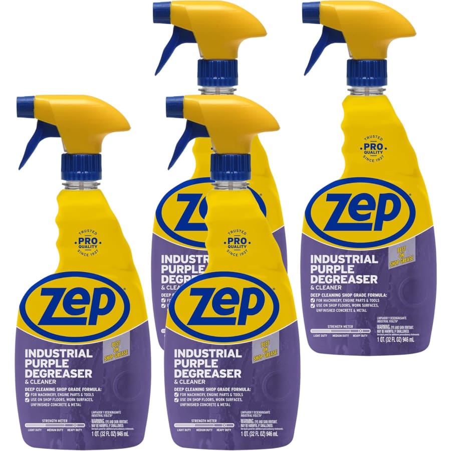 Zep 32-oz. Industrial Purple Cleaner and Degreaser Concentrate 4-Pack: $22