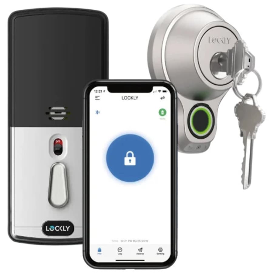 Lockly Flex Touch Biometric Smart Deadbolt Lock: $40 Lockly Flex Touch Biometric Smart Deadbolt Lock: $40