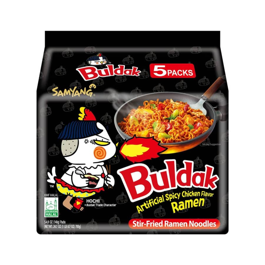 Samyang Buldak Spicy Hot Chicken Ramen 5-Pack: $5.16