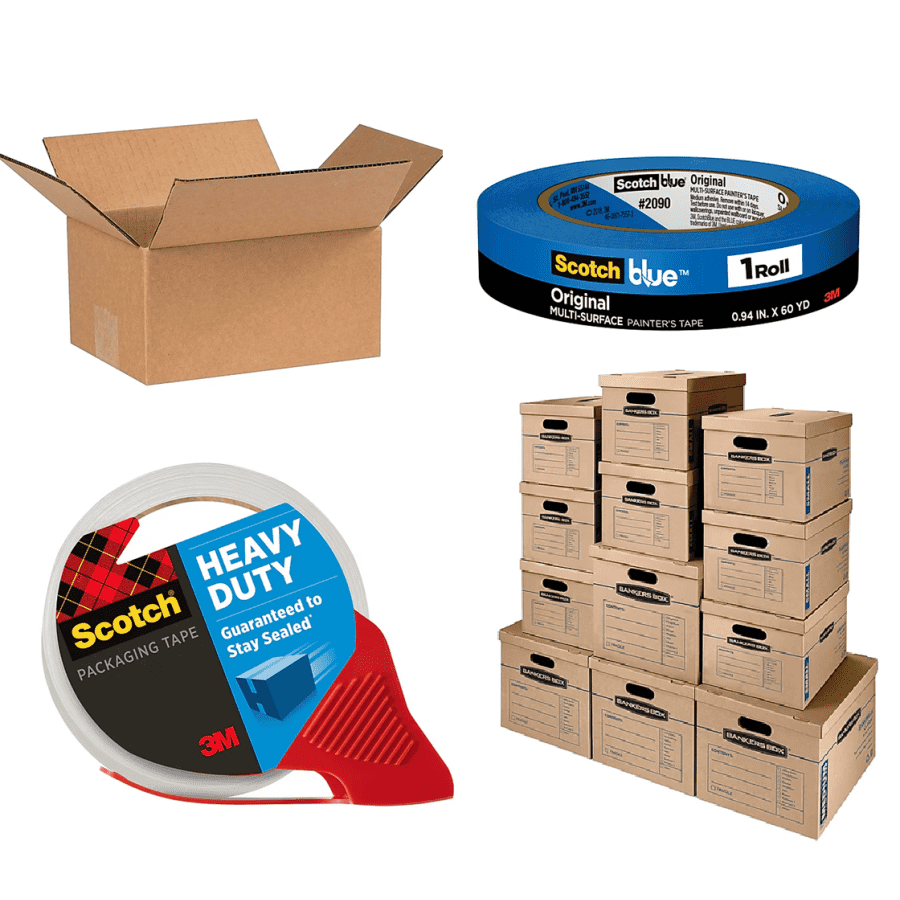 Moving Supplies Deals at Staples: Up to 50% off + extra 5% off most