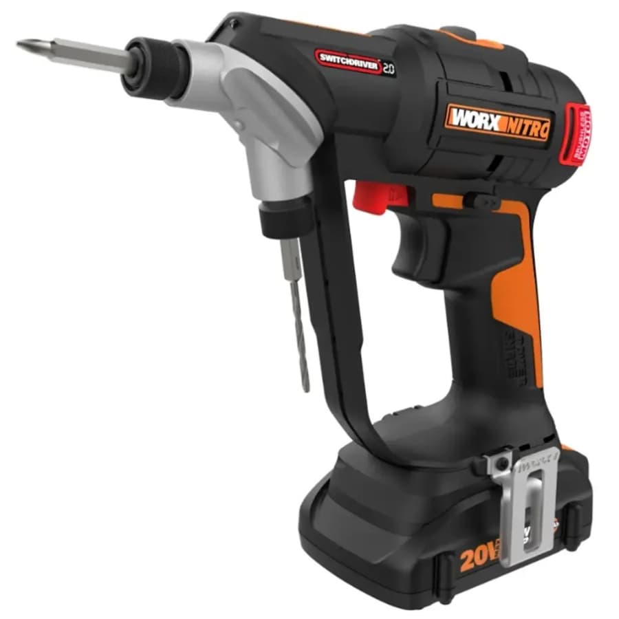 Worx Nitro 20V SwitchDriver 2-in-1 Brushless Cordless Drill/Driver: $100 Worx Nitro 20V SwitchDriver 2-in-1 Brushless Cordless Drill/Driver: $100