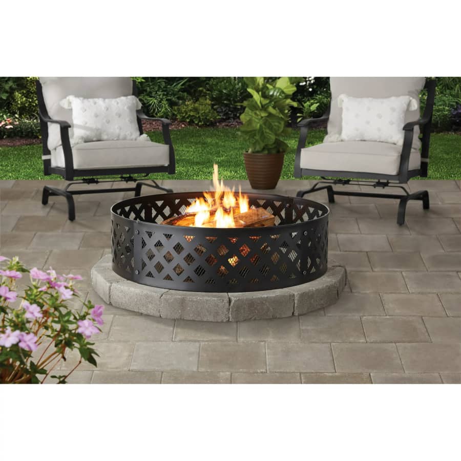 Mainstays 36" Metal and Steel Fire Ring: $25 Mainstays 36" Metal and Steel Fire Ring: $25