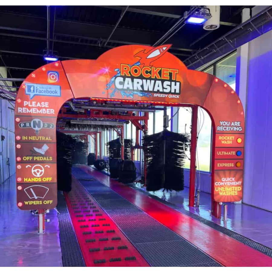 Car Wash at Rocket Car Wash: Free w/ sign up