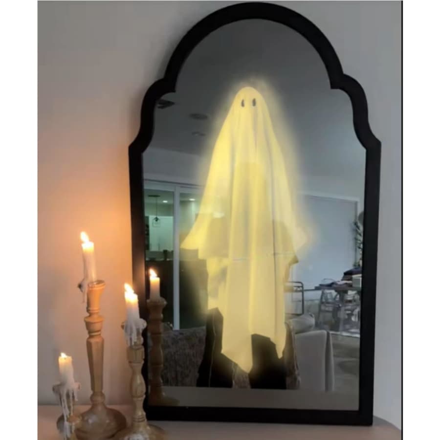 Halloween LED Hologram Ghost Mirror: $16.55 Halloween LED Hologram Ghost Mirror: $16.55