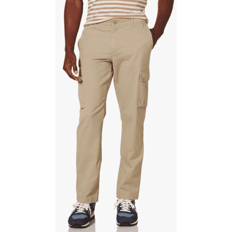 Amazon Essentials Men's Slim-Fit Stretch Cargo Pant: From $21