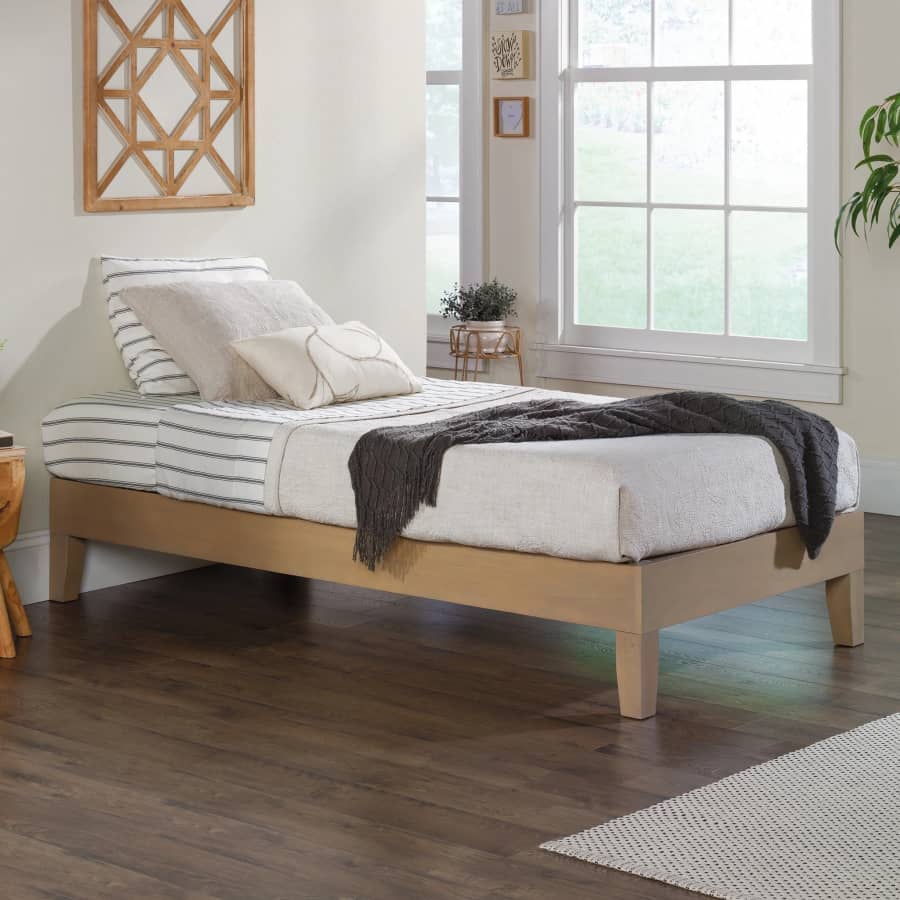 Sauder Cannery Bridge Solid Wood Twin Platform Bed: $67