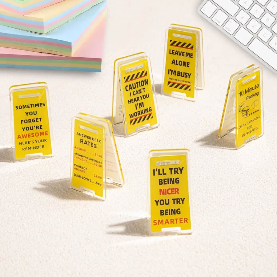 Funny Sticky Note Holder 6-Pack: $4.99