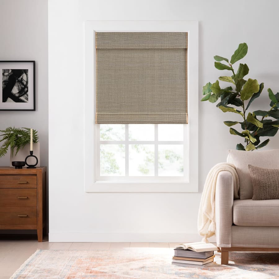 Eclipse 30x72" Bamboo Cordless Roman Shades: $42 Eclipse 30x72" Bamboo Cordless Roman Shades: $42