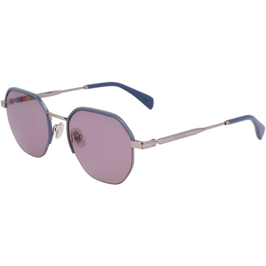 Paul Smith Men's Lovell Semi-Rimless Geometric Round Sunglasses: $64