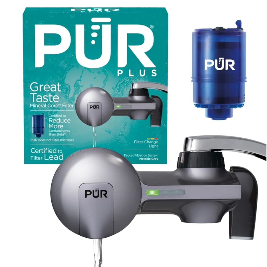 PUR Faucet Mount PLUS Water Purifier Filtration System: $22