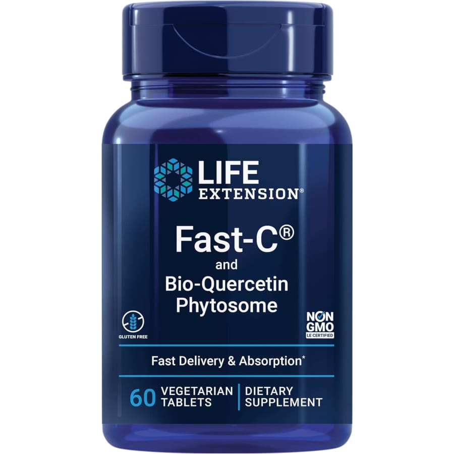 Life Extension Fast-C Bio-Quercetin 60-Capsule Bottle: $6.63