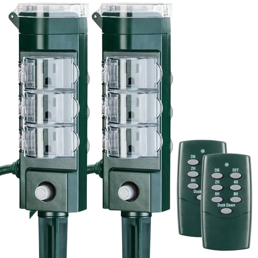 HBN Outdoor Power Strip Timer 2-Pack: $30