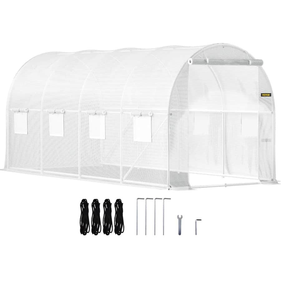 Vevor 15-ft. Tunnel Greenhouse: $107