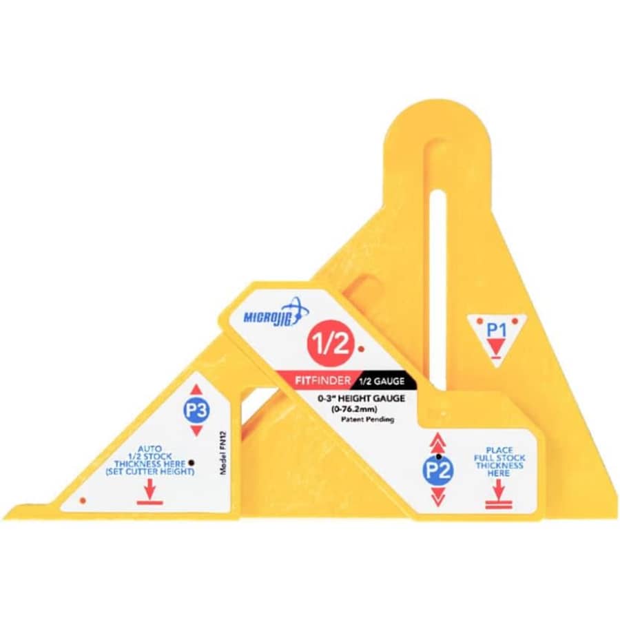 MicroJig 1/2 Gauge Fitfinder: $22
