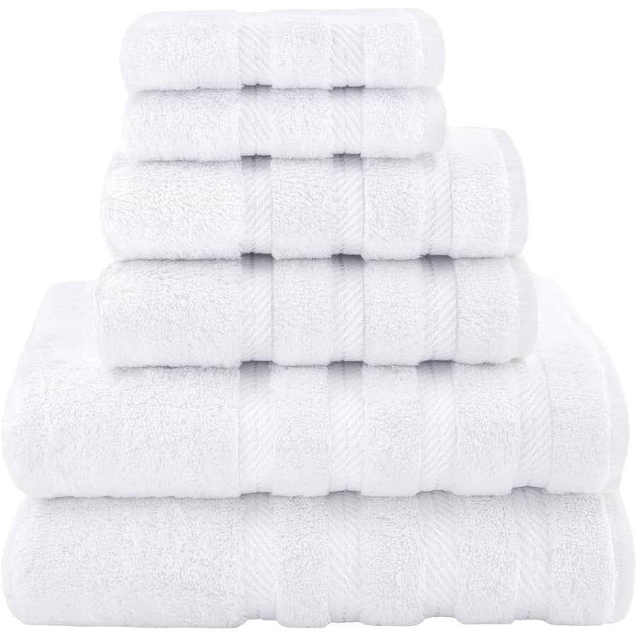 American Soft Linen 6-Piece Turkish Cotton Towel Set: $30