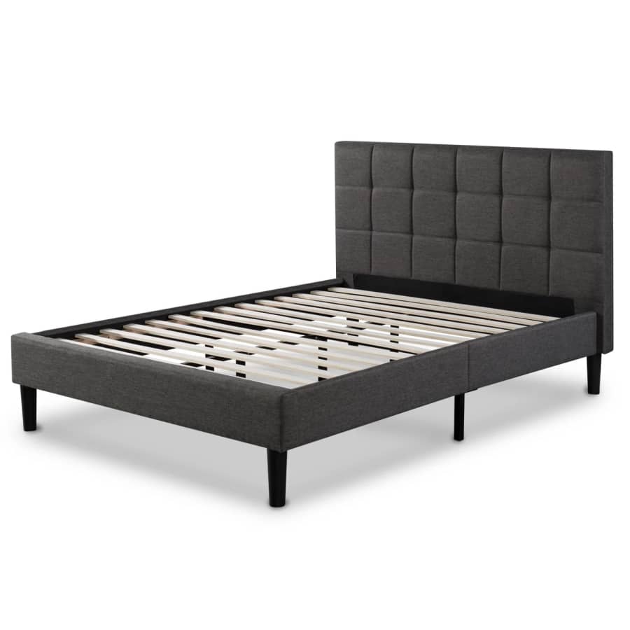 Zinus Lottie 43" Upholstered Queen Platform Bed Frame: $89 Zinus Lottie 43" Upholstered Queen Platform Bed Frame: $89