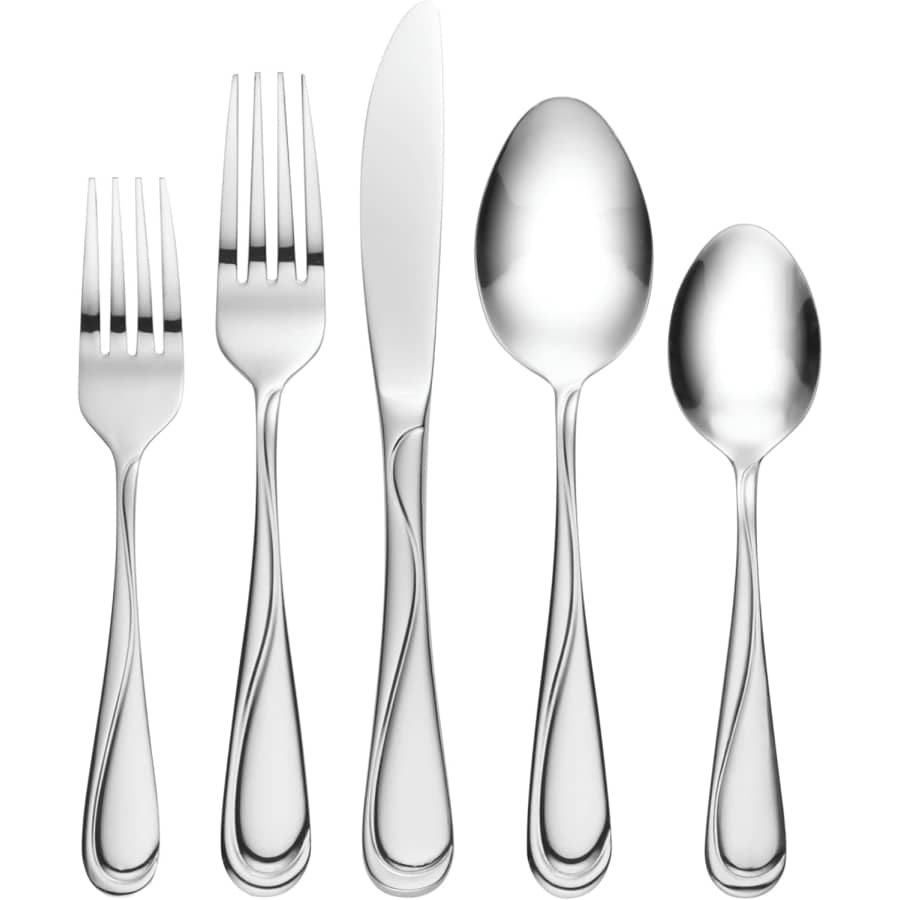 Hampton Forge Swirl 58-Piece Flatware Set: $36 Hampton Forge Swirl 58-Piece Flatware Set: $36